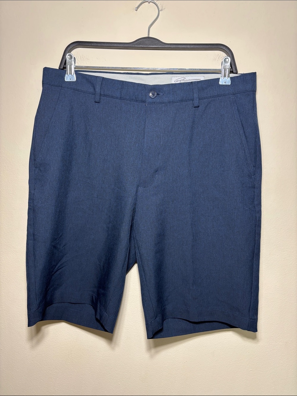 Greg Norman Collection Navy Flat-Front Men's Shorts